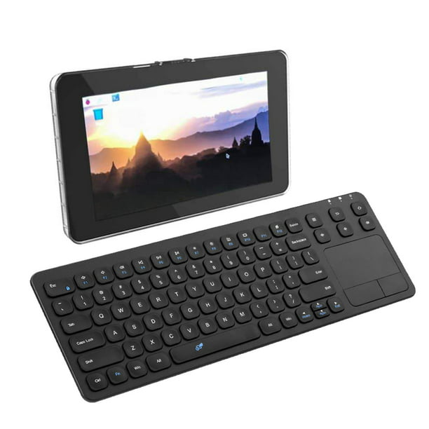2GB RAM Vilros Raspberry Pi 4 Desktop with Official 7 Inch Touchscreen and 10 inch Keyboard/Touchpad 